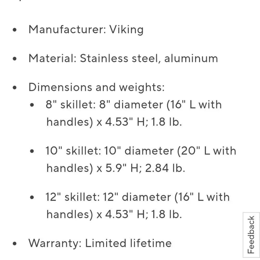Viking 3-Ply Bonded Stainless Steel‎ 12